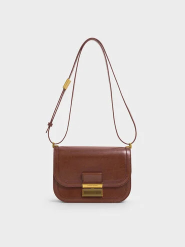 Dark Brown Charlot Bag | CHARLES & KEITH | Charles & Keith AU
