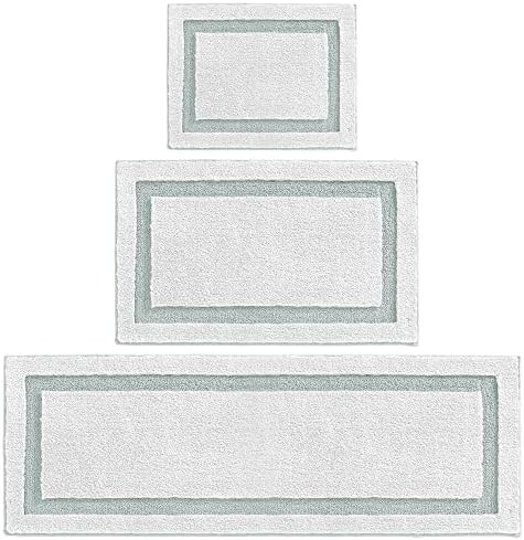 mDesign Microfiber Polyester Bathroom Rug, Non-Slip Bath Mat, Plush Bath Rug for Bath, Shower, Tu... | Amazon (US)