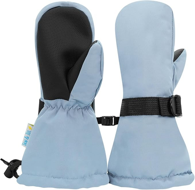 JAN & JUL Boys' Stay-On Snow Mittens Waterproof Insulated | Amazon (US)