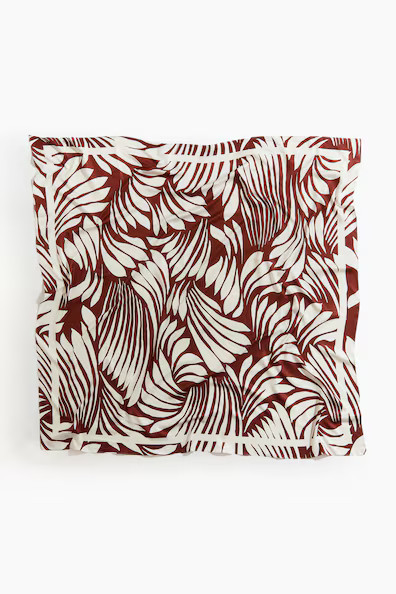 H & M - Printed Scarf - Orange | H&M (US + CA)