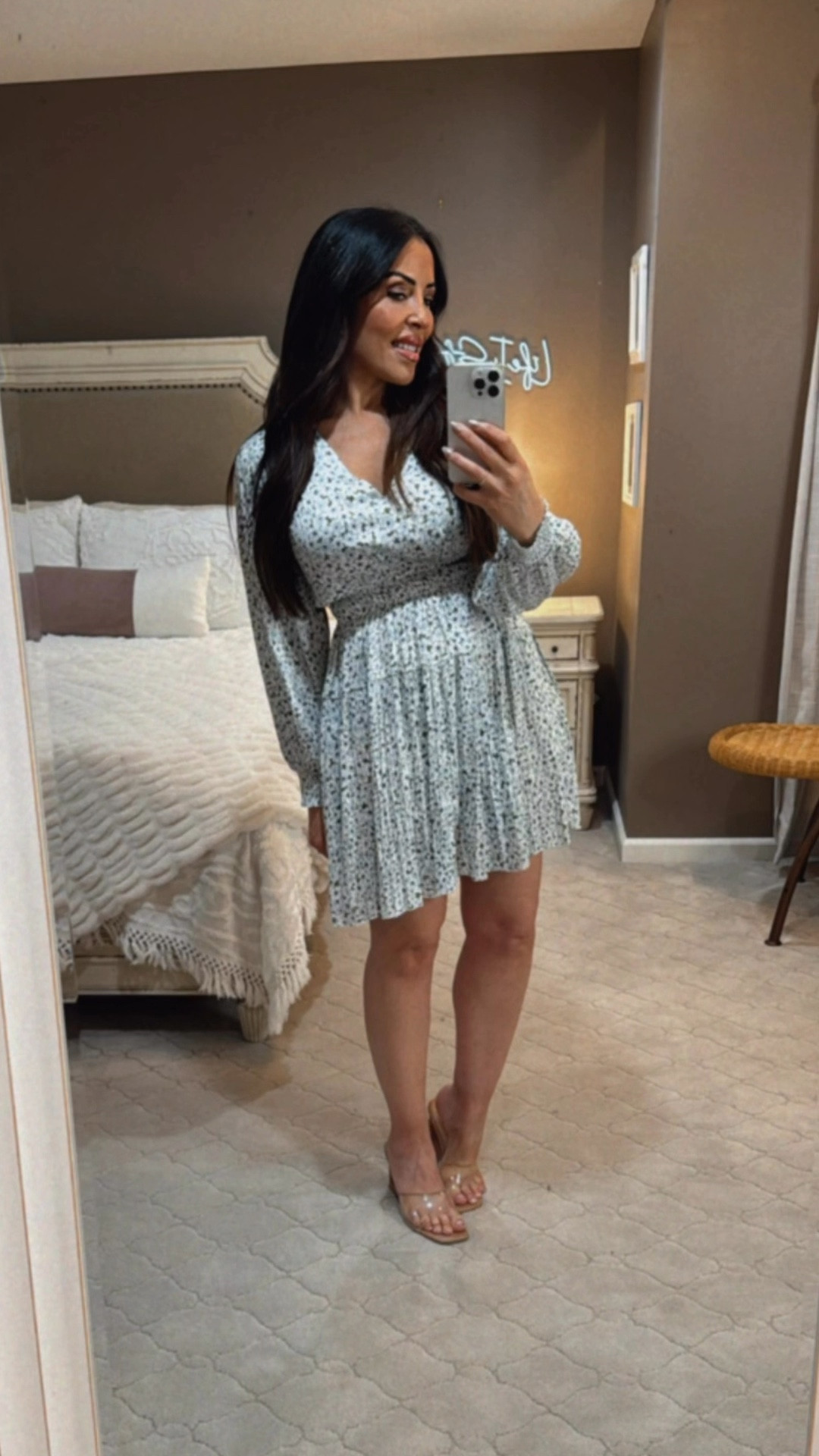 That news made me so happy, so I hope I passed that good feeling onto you! This dress is adorable and is part of the new spring line at Walmart. It’s perfect for any occasion, and I love how the waist is designed to accentuate my curves. It also comes in black, but I resisted this time! Aren’t you proud of me?
🩵🩵🩵🩵🩵🩵🩵🩵🩵🩵🩵heat

#LTKStyleTip #LTKSeasonal #LTKFindsUnder50