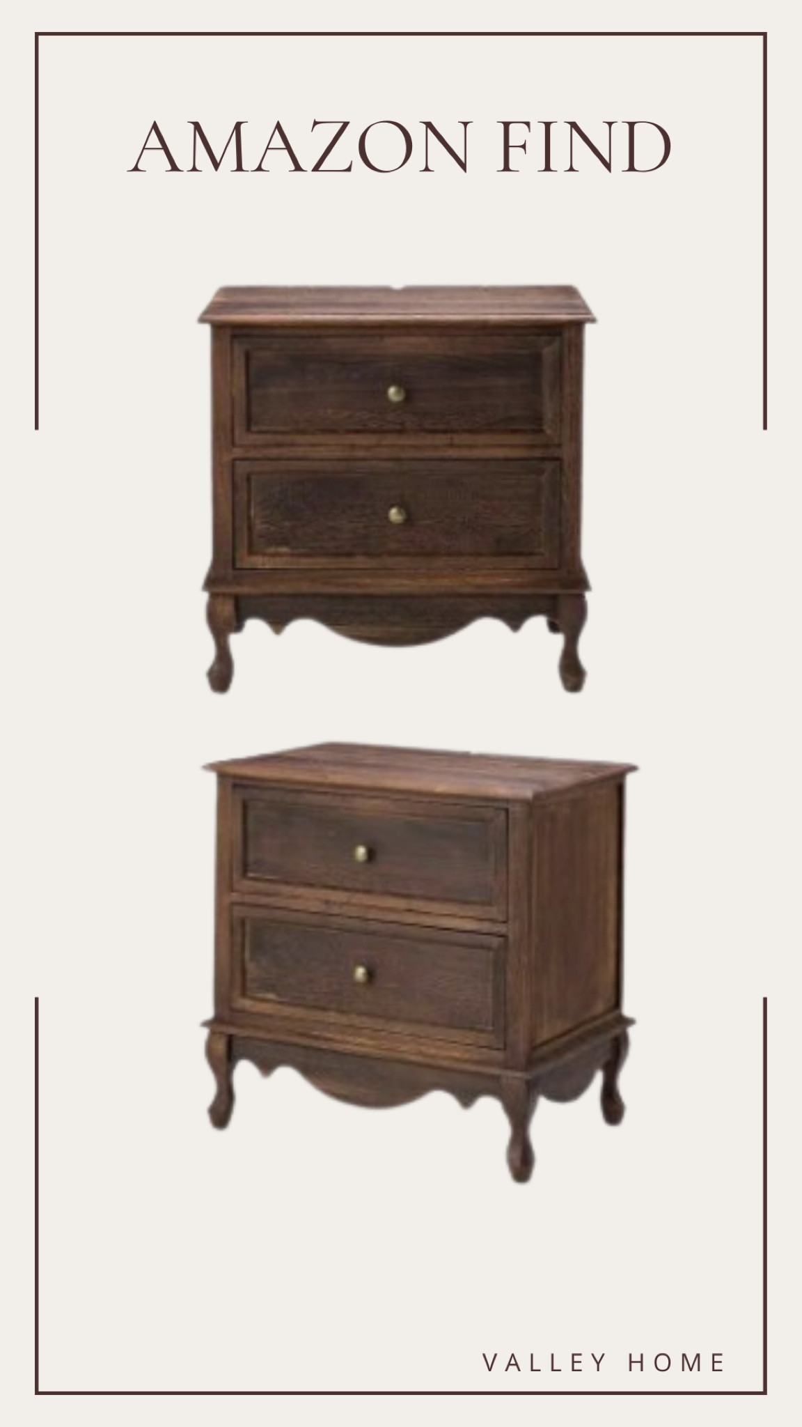 I’m obsessed with this nightstand! It’s hard to find vintage/antique looking furniture that’s brand new and affordable 



#LTKhome