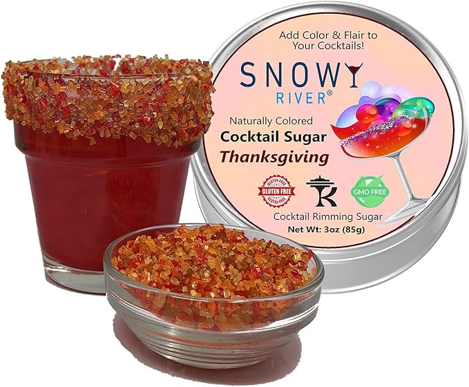 Snowy River Cocktail Sugar Rimmer Blends, Naturally Colored Sugar for Margaritas, Cocktails & Bak... | Amazon (US)