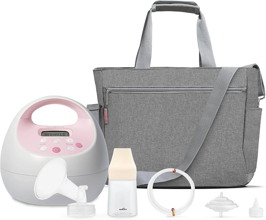 Spectra Baby S2 Plus Premier Electric Breast Pump with Grey Tote Premium Accessory Kit - 28 mm | Amazon (US)