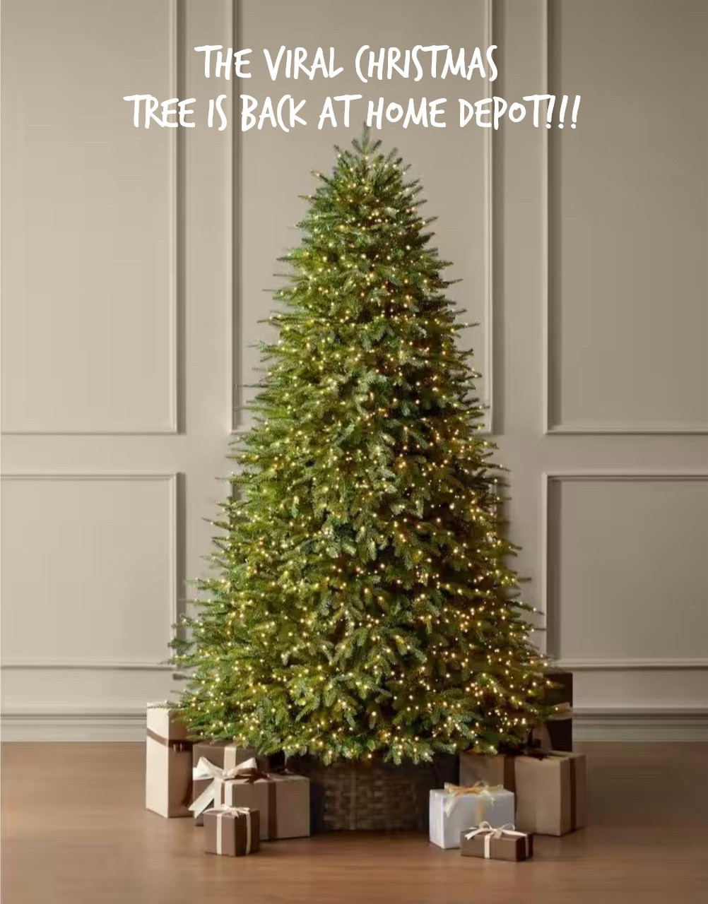 The viral Christmas tree Grand Duchess is back at Home Depot!!!

#LTKFamily #LTKSeasonal #LTKHome