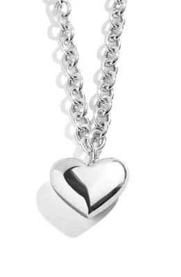 BaubleBar Millie Heart Pendant Necklace in Gold at Nordstrom | Nordstrom