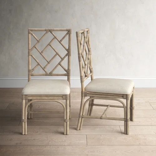 Ryman Cotton Cross Back Side Chair | Wayfair North America