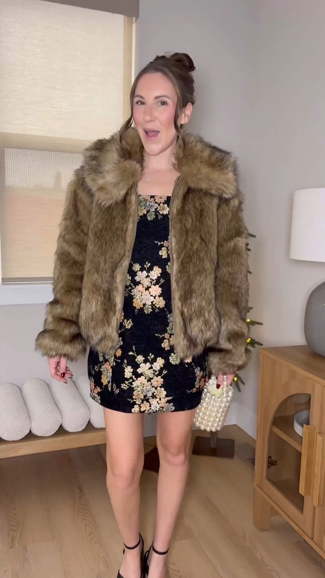 10 days of holiday outfits ✨ DAY 5

The prettiest holiday dress that would also be perfect for a winter wedding! The floral print is gorgeous and the texture is even better IRL! Wearing a size xs

Holiday style | black mini dress | winter wedding | outfit inspo | cocktail attire | faux fur | platform heels




#LTKHoliday #LTKWedding

#LTKHoliday #LTKSeasonal #LTKootd