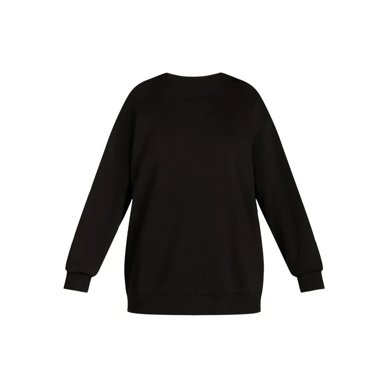 No Boundaries Oversized Sweatshirt with Long Sleeves, Women’s | Walmart (US)