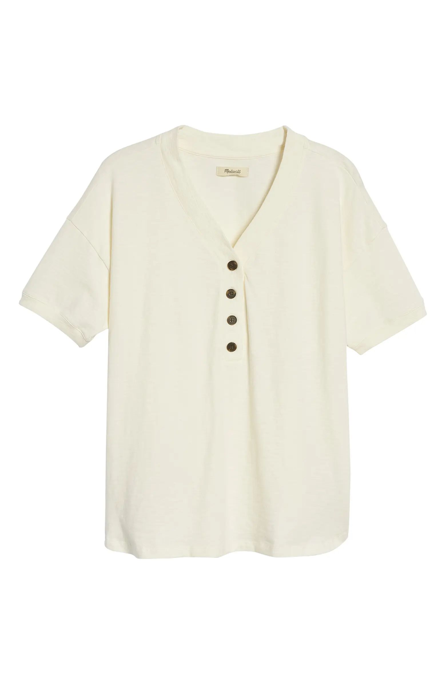 Madewell Relaxed Henley T-Shirt | Nordstrom | Nordstrom