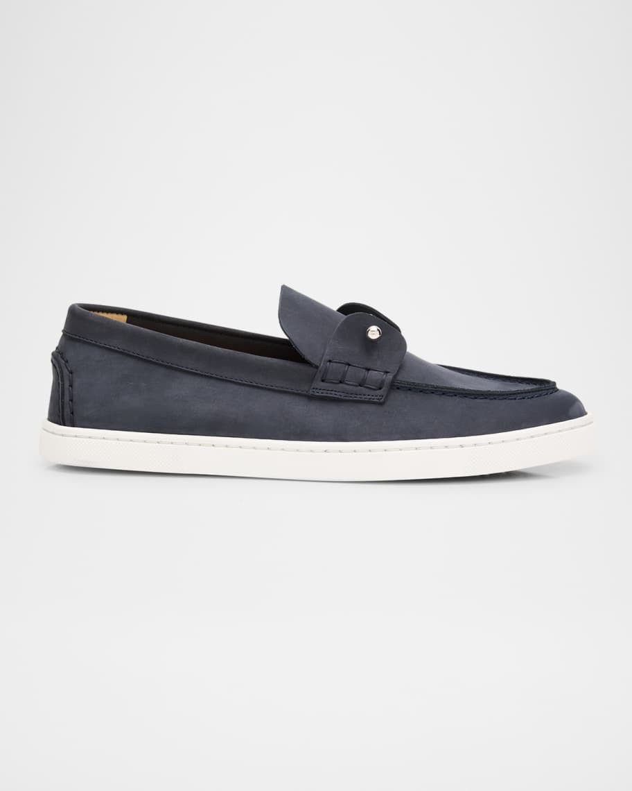 Christian Louboutin Chambeliboat Donna Nubuck Boat Shoes | Neiman Marcus