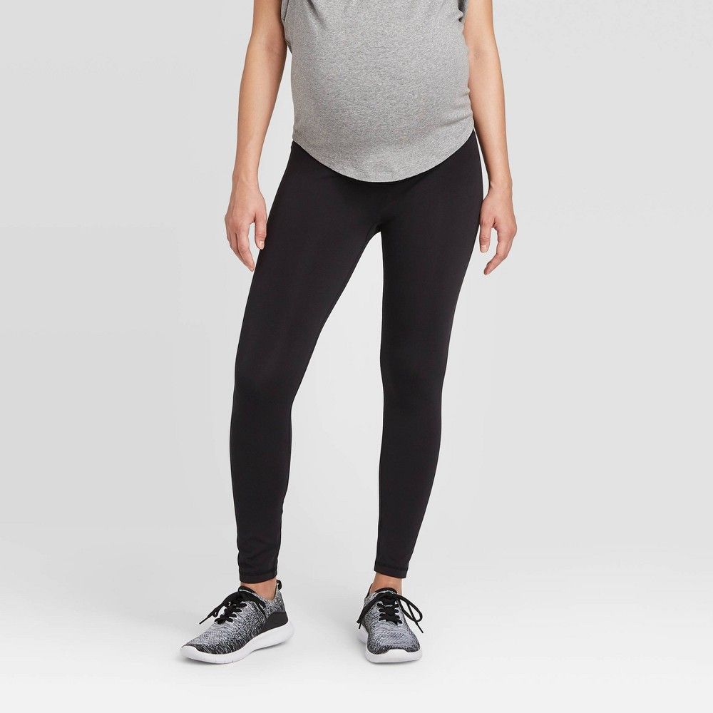 Maternity Crossover Panel Active Leggings - Isabel Maternity by Ingrid & Isabel™ | Target