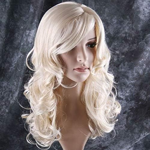 BERON 24" Stylish Long Curly Blonde Hair Wig BERON Blonde wig Long Blonde Wig Perfect for Party,Hall | Amazon (US)