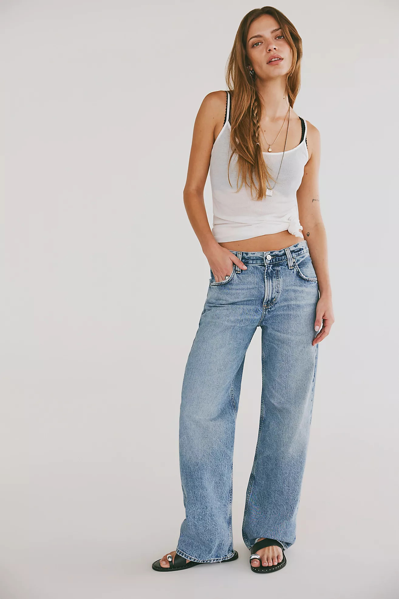 Citizens of Humanity Lindz Low-Rise Jeans | Free People (Global - UK&FR Excluded)