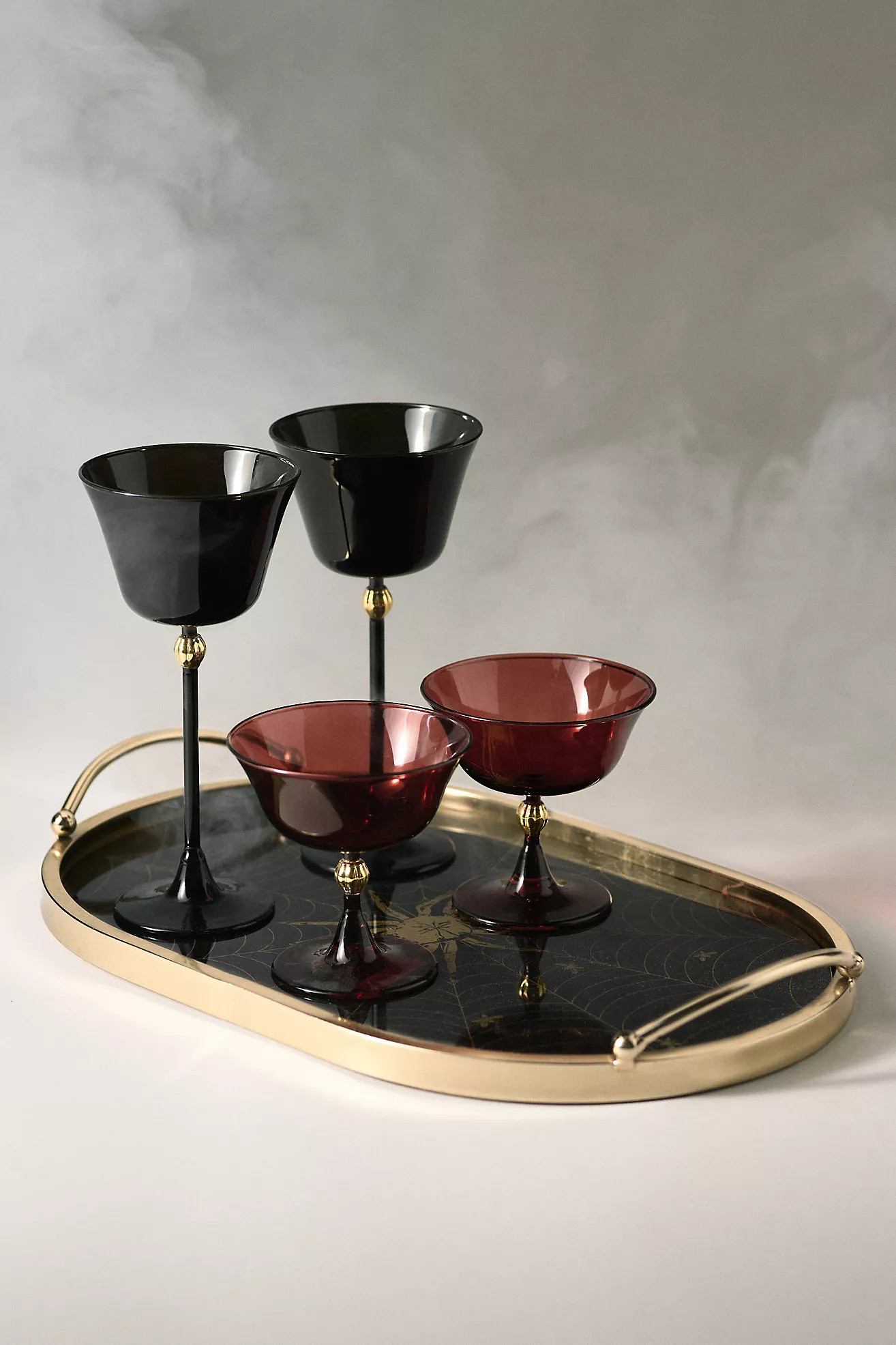 Catherine Martin Midnight Creatures Cobweb Tray | Anthropologie (US)