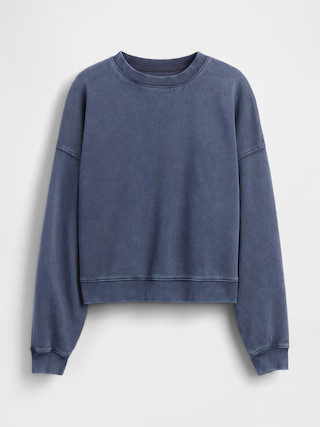 VintageSoft Wedge Crewneck Sweatshirt | Gap (US)