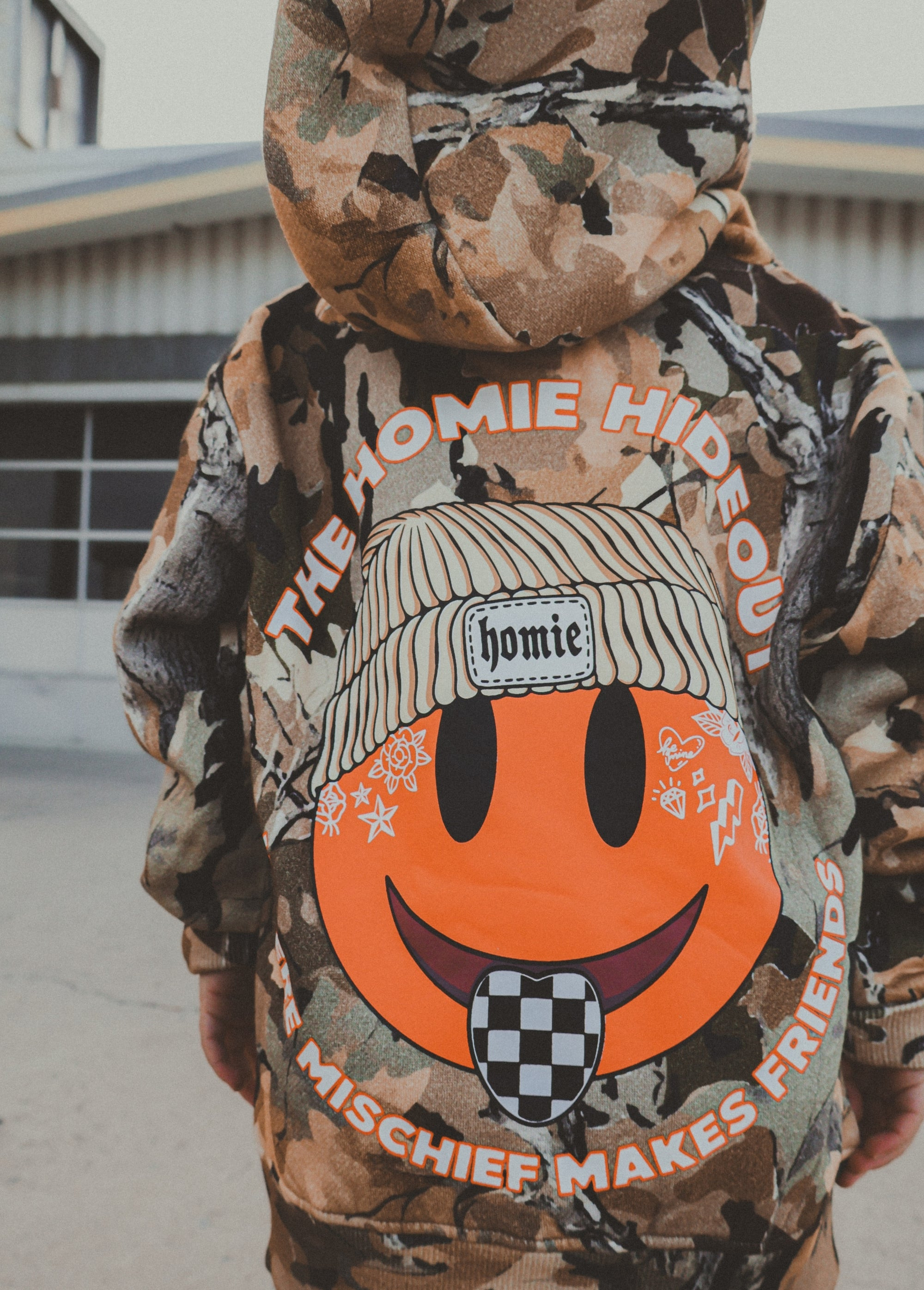 Camo Homie Hoodie | Little Trouble