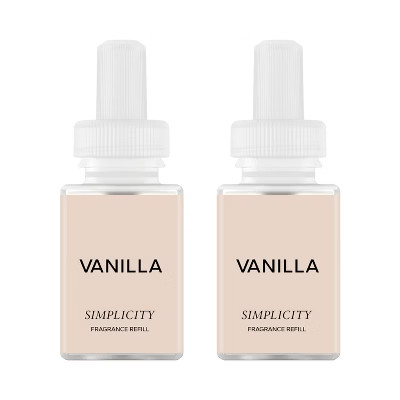 Simplicity by Pura Vanilla 2pk Smart Vial Fragrance Refills: Cozy Sweet Scent, Pura Diffuser Compatible | Target