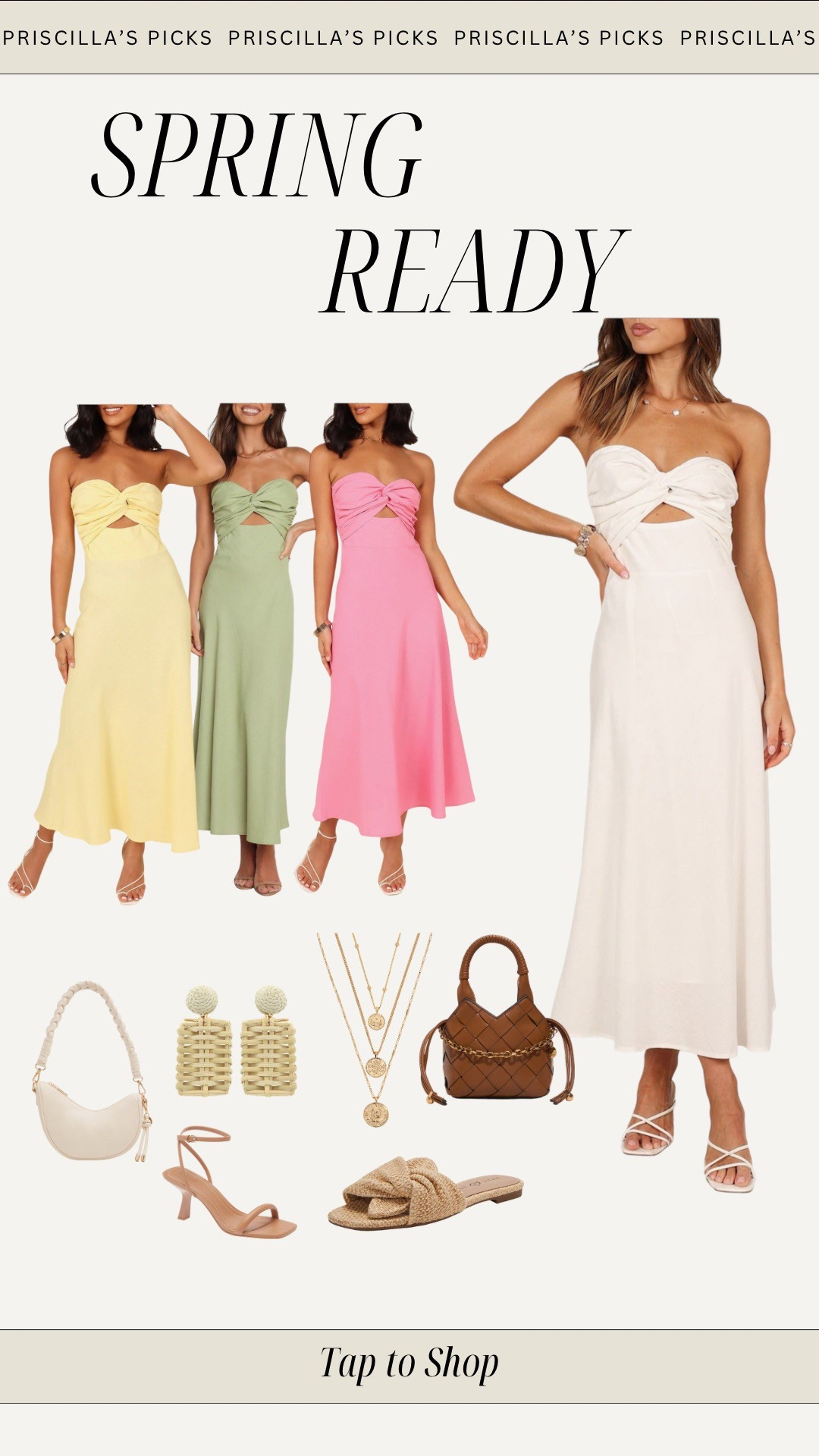 One dress, endless color options! Perfect for spring, weddings, and everything in between! 🌸✨#LTKSpringSale

#LTKMidsize #LTKFindsUnder100