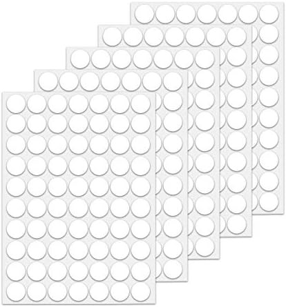 350 Pieces Clear Removable Round Putty,Clear Sticky Putty Reusable Double-Sided Nano Gel Mat,for ... | Amazon (US)