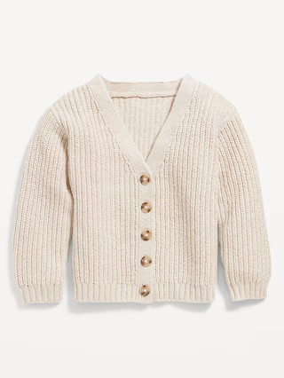 V-Neck Button-Front Cardigan for Toddler Girls | Old Navy (US)