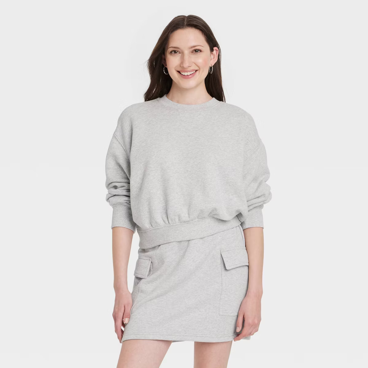 Women's Leisure Studio Pullover Sweatshirt - Universal Thread™ Red L | Target