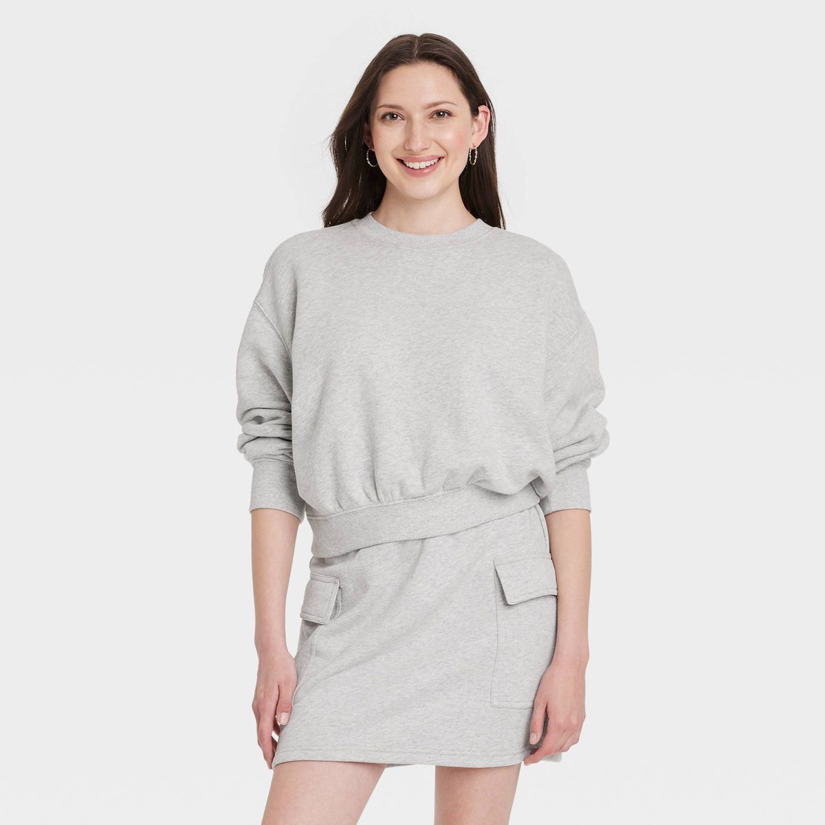 Women's Cropped Pullover Sweatshirt - Universal Thread™ | Target