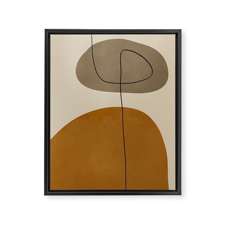 Alisa Galitsyna Organic Abstract Shapes II Framed Canvas - Society6 | Target