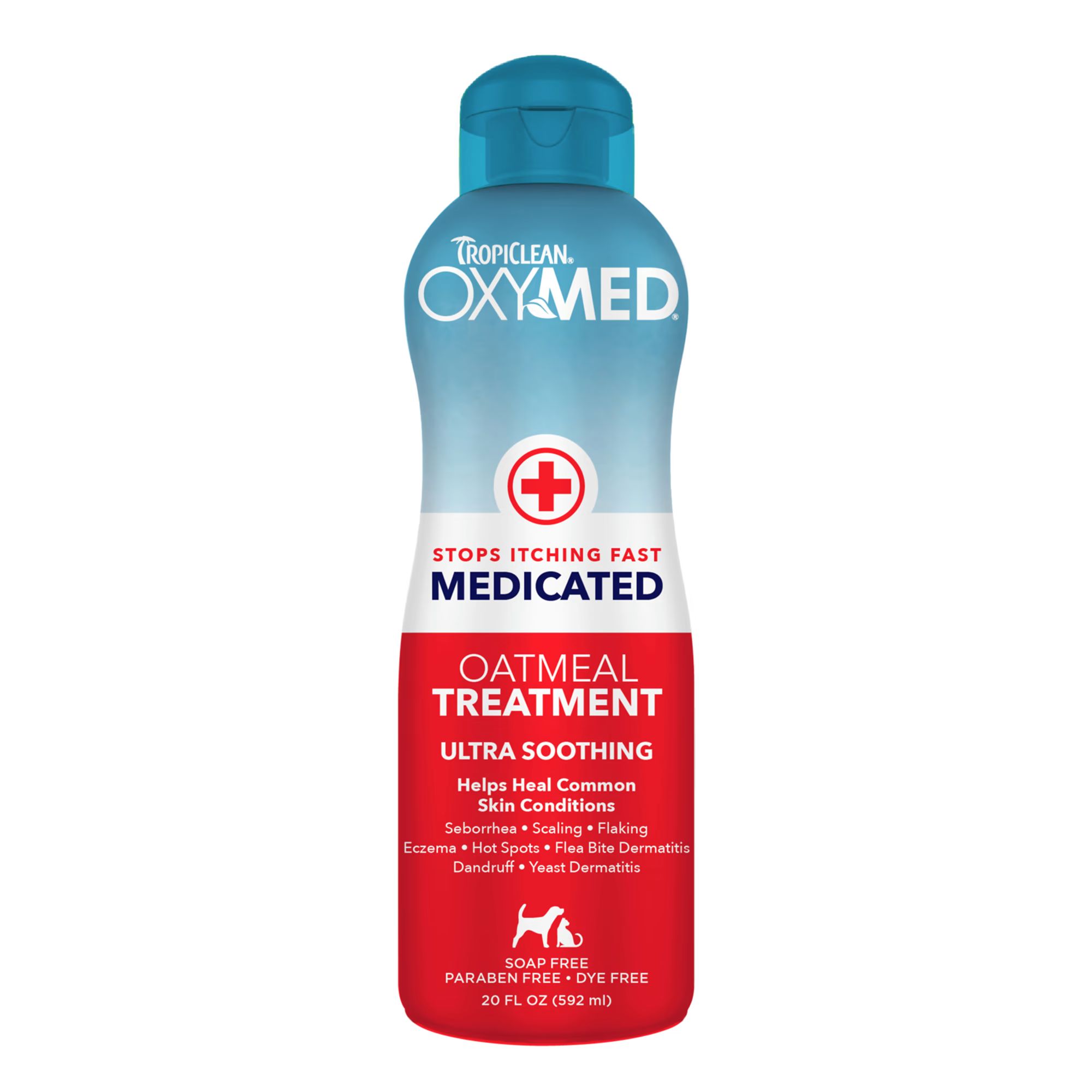 TropiClean OxyMed Medicated Oatmeal Treatment for Pets, 20 fl. oz. | Petco