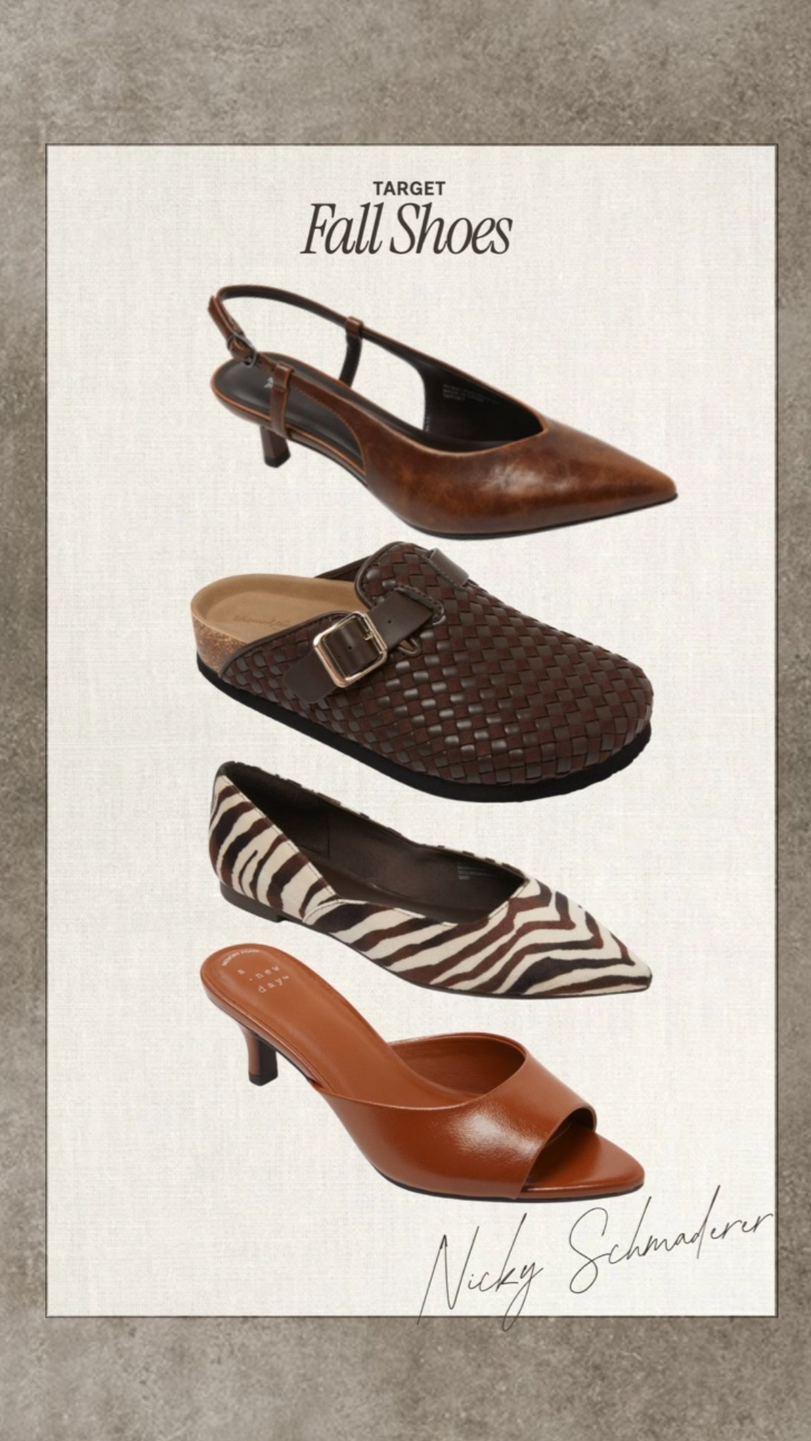 @Target fall shoes 
Fall flats
Office shoes

#LTKootd #LTKmomlife #LTKWorkwear