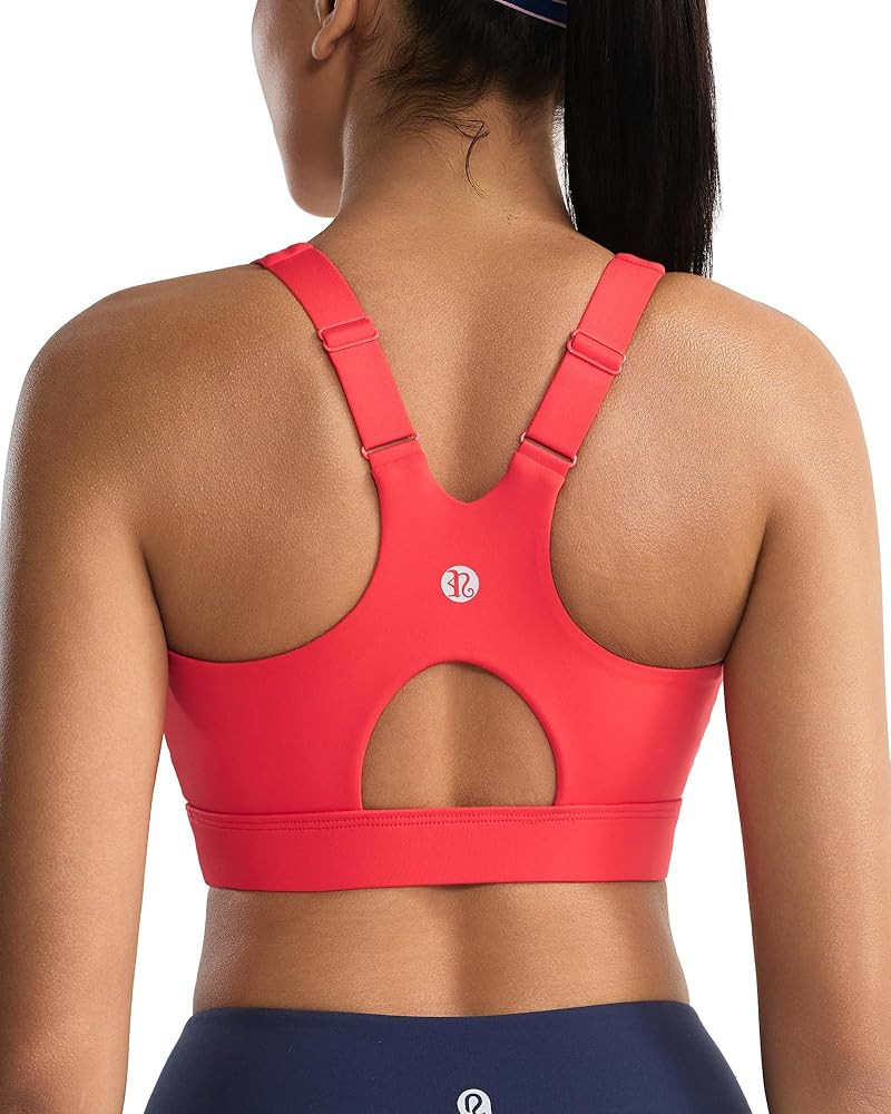 RUNNING GIRL Sports Bra for Women,Adjustable Straps Molded Cup High Impact Sports Bras for Women ... | Amazon (US)