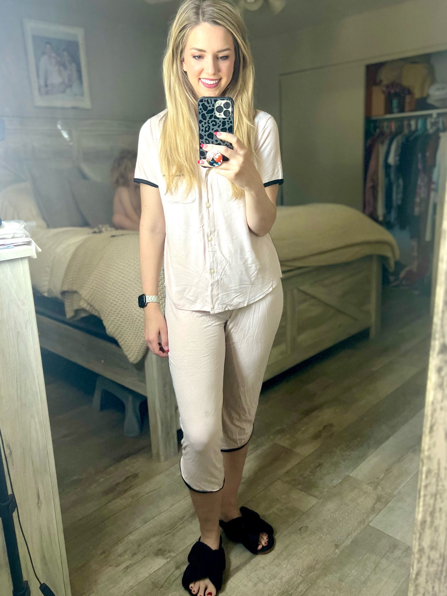 Try don’t have these exact jammies in stock but these are very similar! I’m in a medium 

#LTKhome #LTKstyletip #LTKunder50