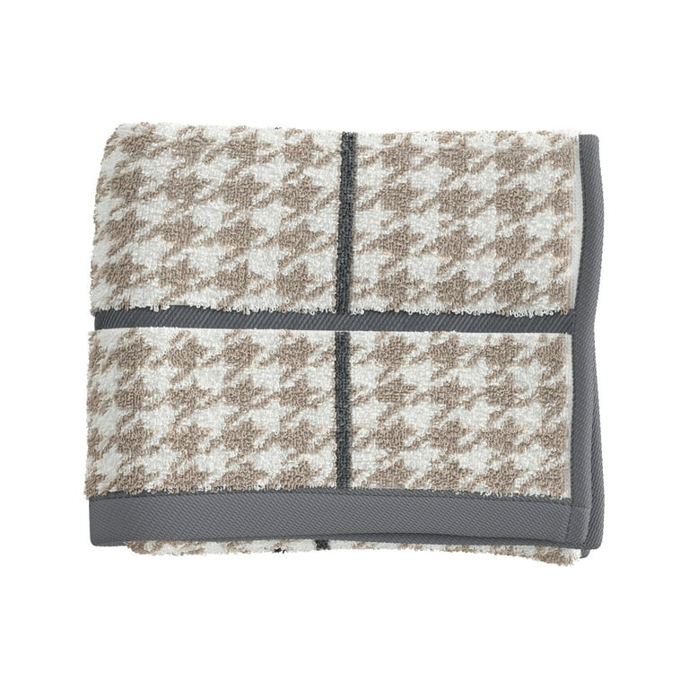 Beautiful Plaid Hand Towel, 28" x 16", Charcoal Gray - Walmart.com | Walmart (US)