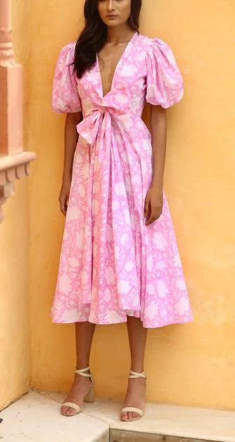 Lola Dress in Pink Rohida | Shop Premium Outlets