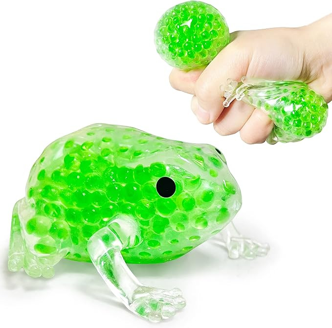 Green Frog Stress Relief Balls (1 Pack) - Squishy Animal Dough Ball for Adults, Stretch and Pull,... | Amazon (US)