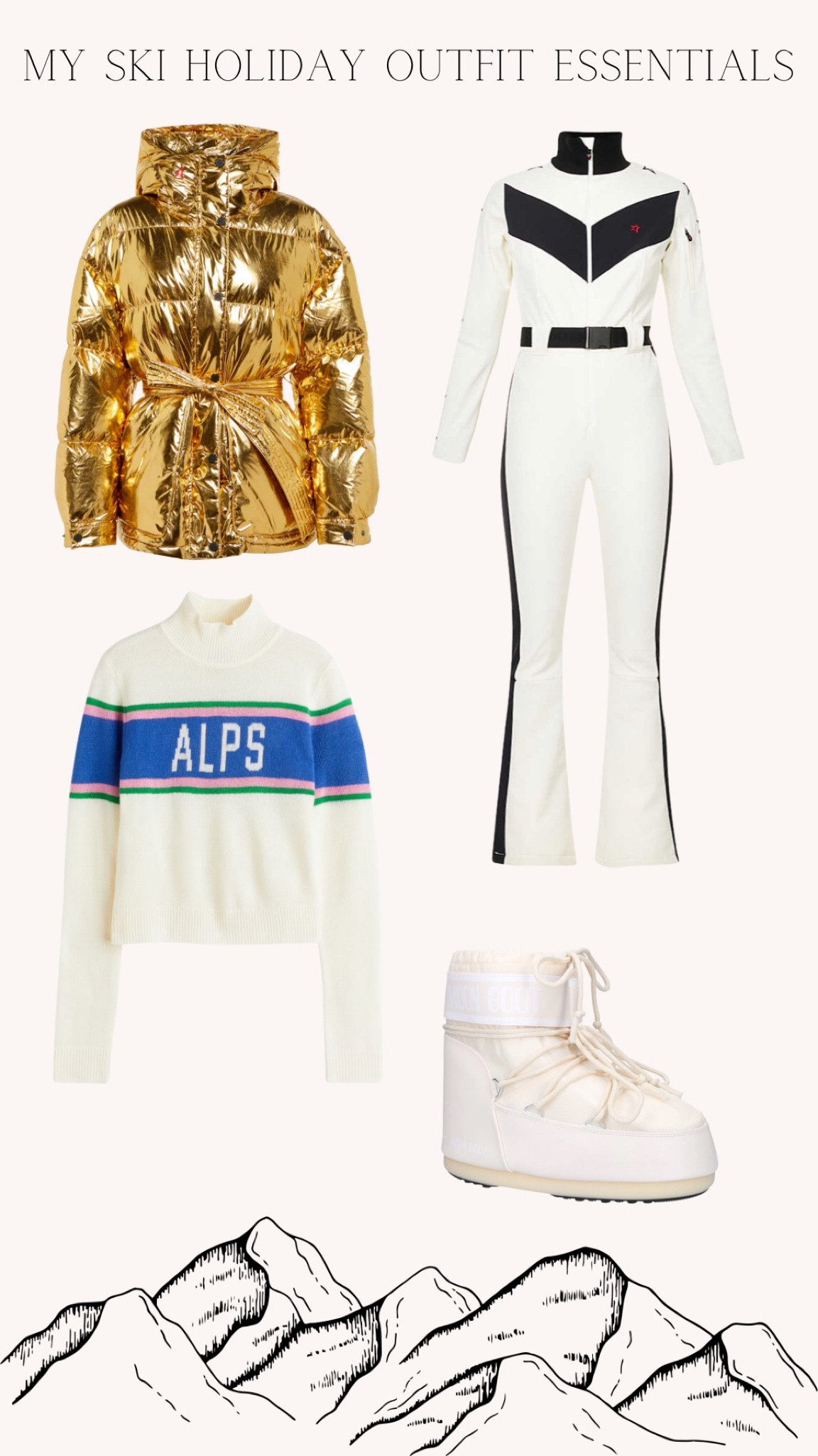 My go to ski outfit 

Ski - ski outfit - ski clothing - ski jacket - ski coat - ski trousers - ski pants - ski onesie - ski thermals - thermal top - ski top - ski boots - moon boots - cream moon boots - perfect moment - perfect moment jacket - gold jacket - perfect moment onesie - alps top - alps jumper - H&M jumper - H&M ski - H&M ski jumper 

#LTKSeasonal #LTKstyletip #LTKtravel