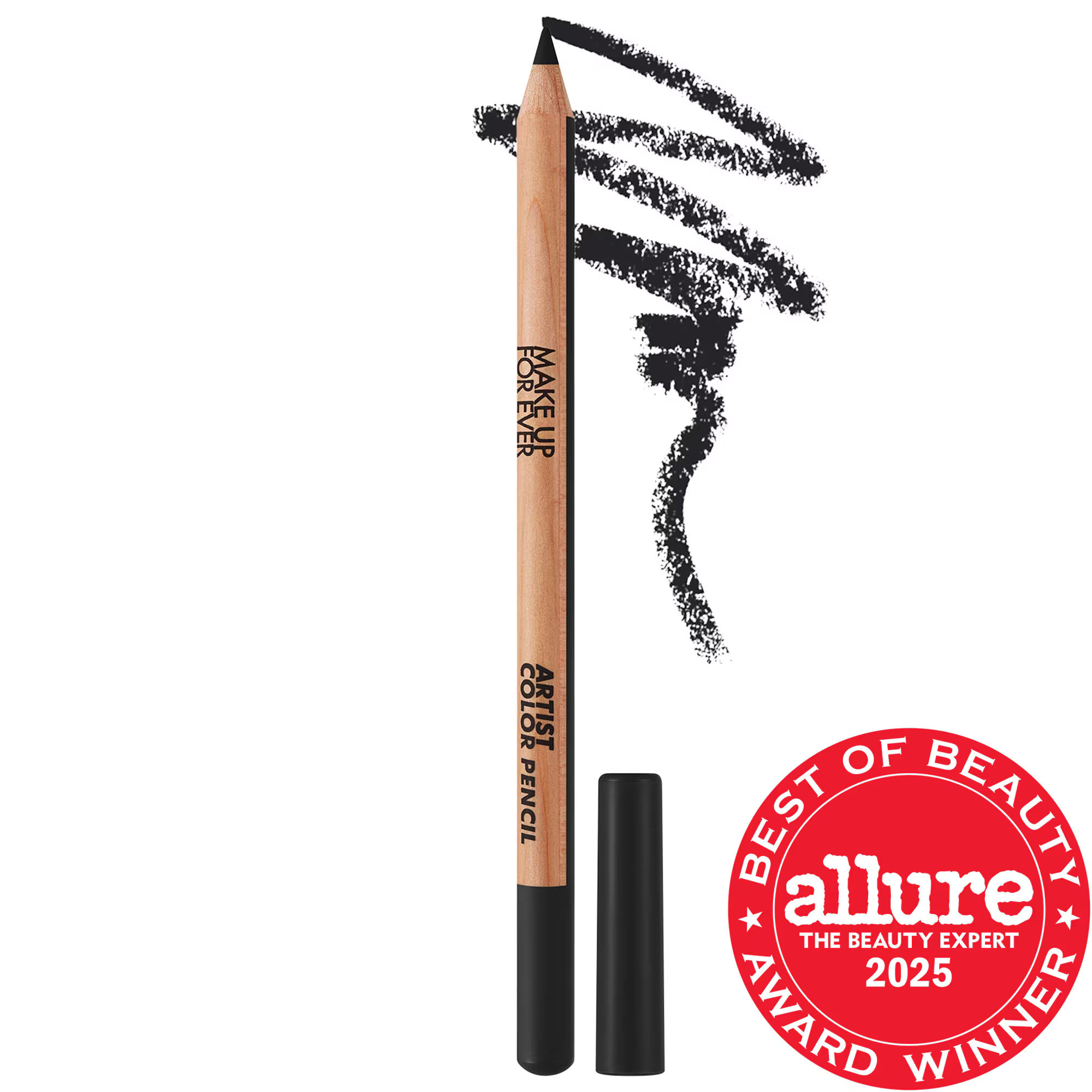 MAKE UP FOR EVER Artist Color Pencil Longwear Eyeliner 100 Whatever Black 0.04 oz / 1.41 g | Sephora (US)