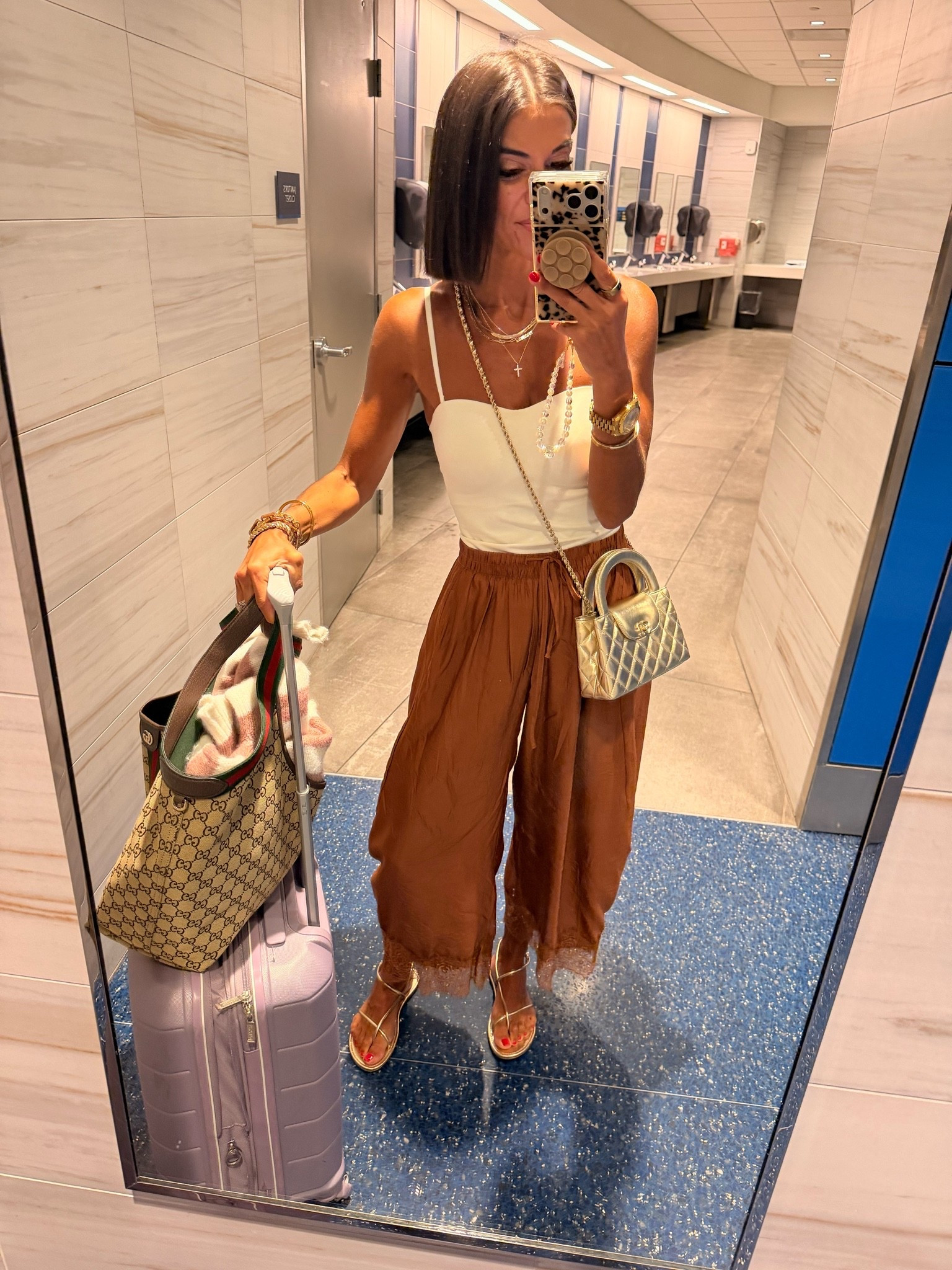 Today’s travel fit! Size xs in tank with built in bra, size sma in pants

#LTKdayinmylife #LTKmomlife #LTKgrwm