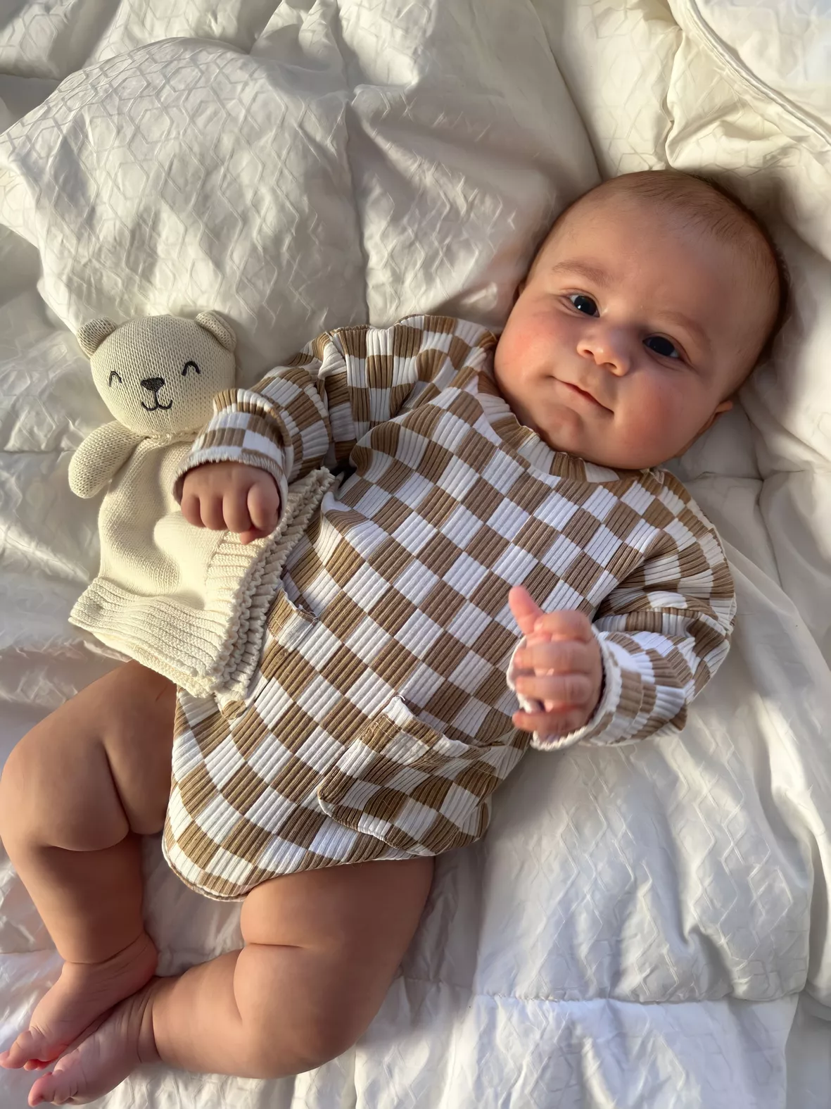  Kaipiclos Baby Boy Clothes Cute Checkerboard Plaids