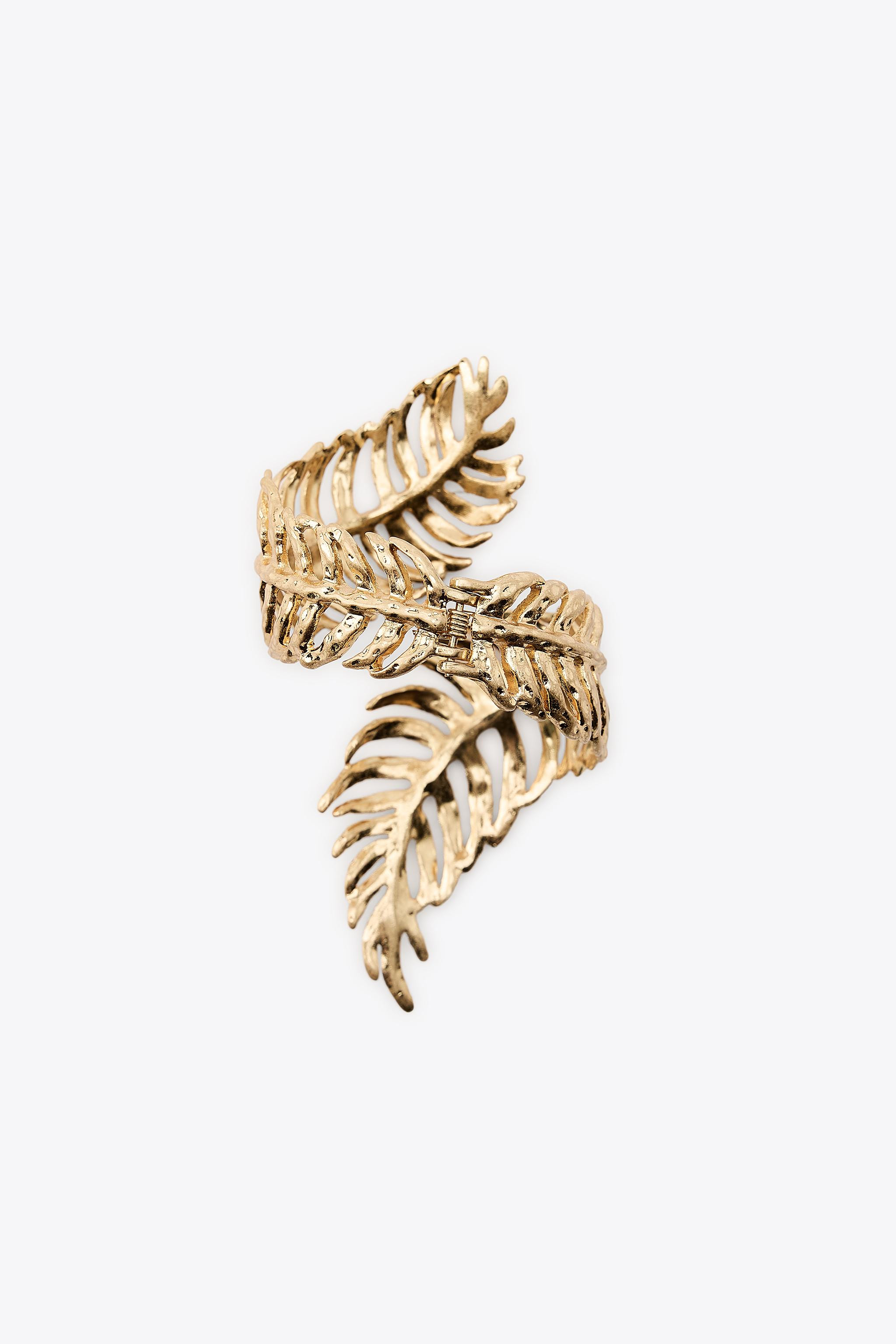 ARECA LEAF COILED BRACELET | Zara US