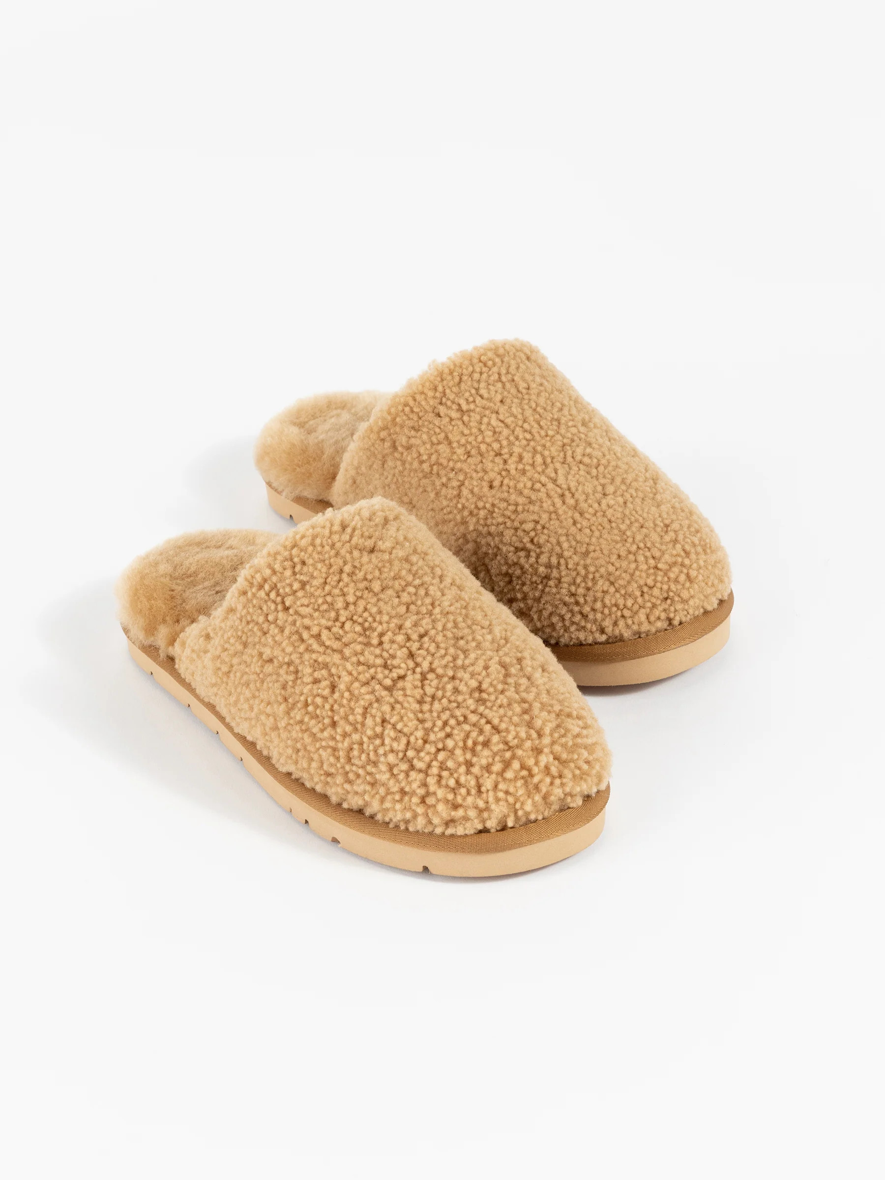 Puffy Sheep Slippers in Fawn (Size: 11) - Cozy Earth | Cozy Earth