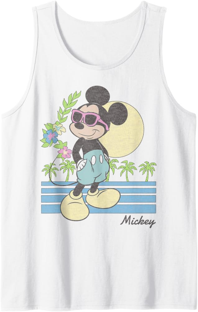 Disney Mickey And Friends Mickey Retro Beach Tank Top | Amazon (US)