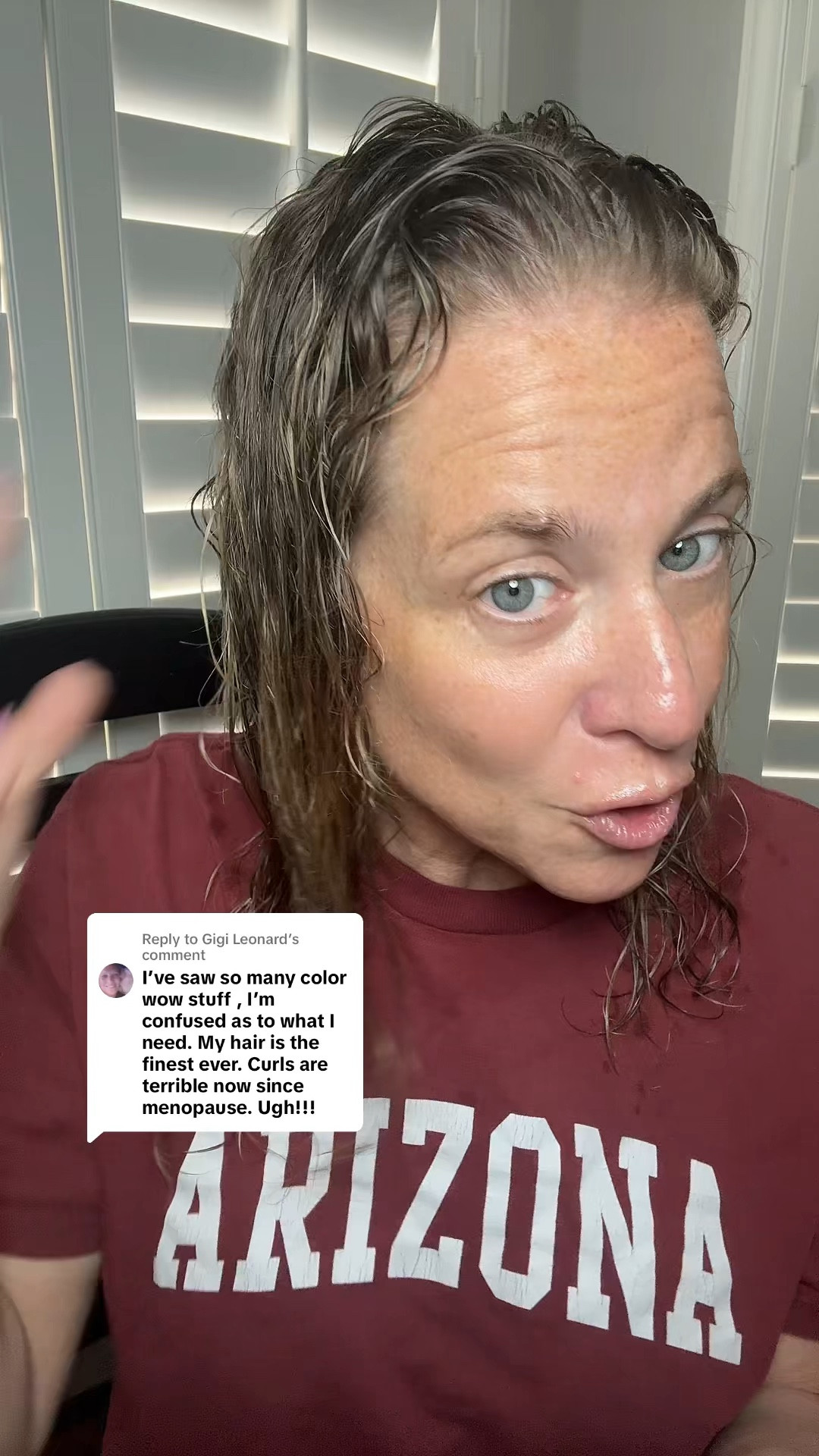 Replying to @ Gigi Leonard These 2 curly products have helped me survive the hormonal changes that affect volume, length, and overall texture of hair. #curlwowshook #curlwowbundle #curlwowfloetry #curlwowhair #curlyhair
#curlyhairroutine #2stepcurls #menopausehair #perimenopausehair #thinningcurlyhair 

#LTKOver40 #LTKBeauty