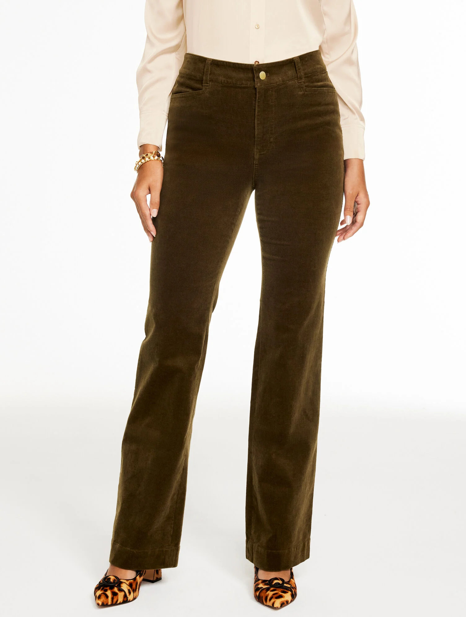 Flare Leg Stretch Corduroy Pants | Talbots