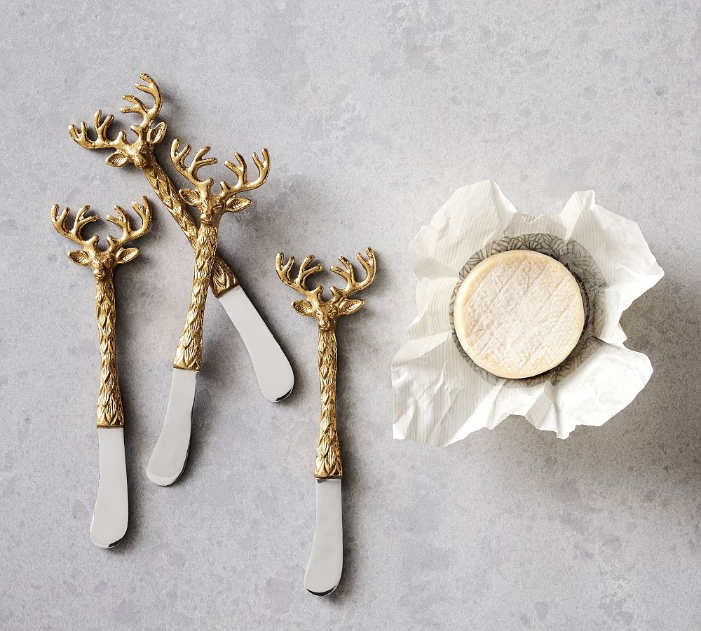 Stag Butter Knives - Set of 4 | Pottery Barn (US)