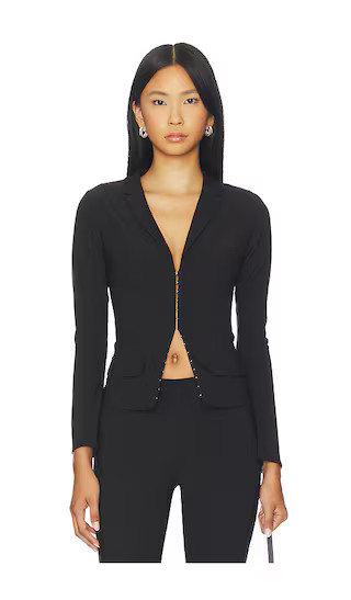 Tashi Top in Black | Revolve Clothing (Global)