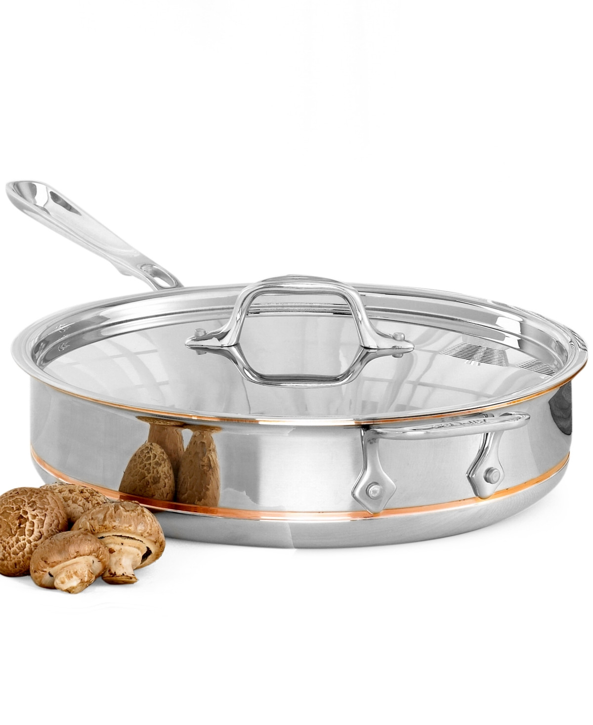 All-Clad Copper-Core 3 Qt. Covered Saute Pan | Macys (US)