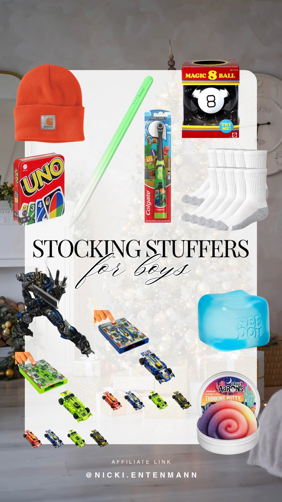 "Exciting stocking stuffers for boys this holiday season! From Transformers toys to Minecraft toothbrushes, these picks are sure to delight. 🎁🚗🦷
#HolidayGifts #BoysLove #StockingStuffers #AmazonFinds #ToysRUs #GiftIdeas"								 

 #LTKGiftGuide #LTKHoliday #LTKKids