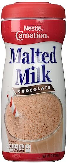 Nestle Carnation Malted Milk Chocolate Mix 13 ounces | Amazon (US)