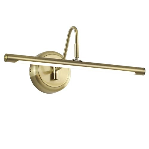 JOOSENLUX Modern LED Picture Lights Fixtures,Art Decor Metal Artwork Mini Accent Spotlights 16.54" Inch,7W(45W Eqv.),Natural White 3000K,Hardwire Swing Arm, Antique Bronze Finish | Amazon (US)